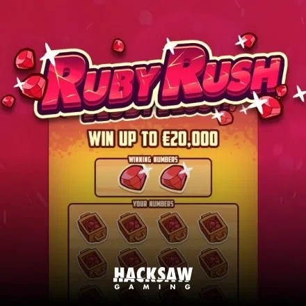 Try Ruby Rush slot by Hacksaw Gaming on wintopia-casino.pl – logo image