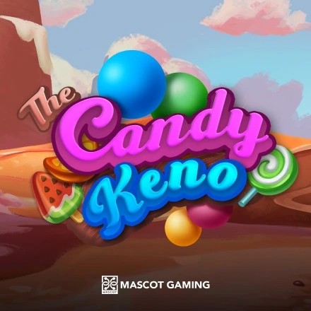 The Candy Keno online game logo by Mascot Gaming on wintopia-casino.pl